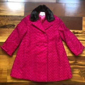 Neiman Marcus Helena Pink Peacoat